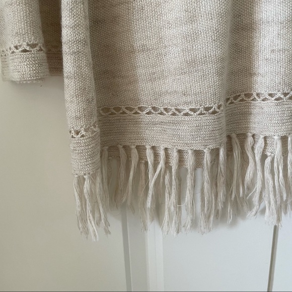 Joie Annalie Wool Linen Blend Fringed Sweater - Picture 9 of 12